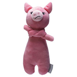 Beeztees Hundespielzeug Grumpy Knor aus Plüsch in Rosa – Bild 1 von 3