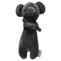 Produktbild von Beeztees Hundespielzeug Grumpy Koala aus grauem Plüsch