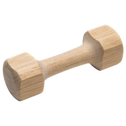 Beeztees Hundespielzeug Holzhantel Dex Dummy aus Holz in Natur Braun Größe S 15 x 4,5 x 4,5 cm – Bild 1 von 2