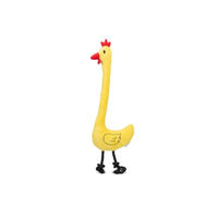 Produktbild von Beeztees Hundespielzeug Huhn Tok gelb aus Plüsch mit Kordel-Beinen 75 cm