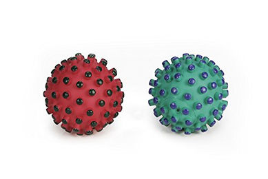 Beeztees Hundespielzeug Igelball aus Kunststoff in Bunt Größe L – Bild 1 von 2