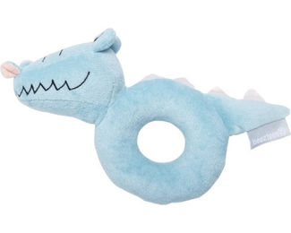 Beeztees Hundespielzeug Krokie Blau Plüsch-Rassel für Welpen – Bild 1 von 8