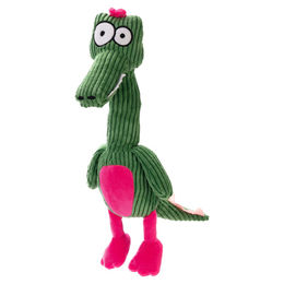 Beeztees Hundespielzeug Krokodil Krok Plüsch Grün 37 x 10 x 8 cm für kleine und mittlere Hunde – Bild 1 von 2