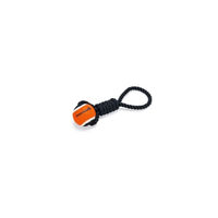 Produktbild von Beeztees Hundespielzeug Leira Baumwollknoten mit Ball Schwarz