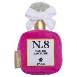 Produktbild von Beeztees Hundespielzeug Liebesparfum aus Plüsch in Rosa für erwachsene Hunde