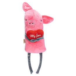 Produktbild von Beeztees Hundespielzeug Liebesschweinchen aus Plüsch in Rosa