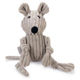 Beeztees Hundespielzeug Maus Mousy aus Plüsch in Grau – Bild 1 von 2