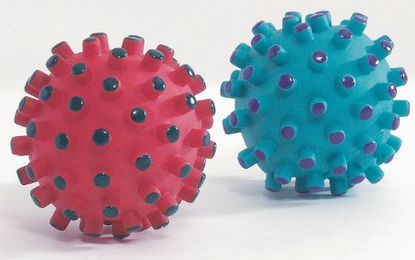 Beeztees Hundespielzeug Mini Ball Bunt aus Kunststoff – Bild 1 von 2