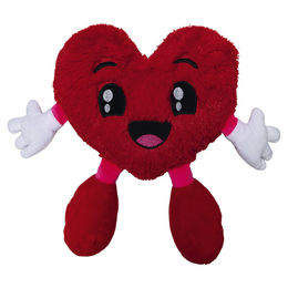 Beeztees Hundespielzeug Mr. Love aus rotem Plüsch – Bild 1 von 3