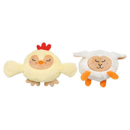 Produktbild von Beeztees Hundespielzeug Ostertier aus Plüsch mit Squeaker Gelb für alle Rassen und Altersstufen 16x15cm