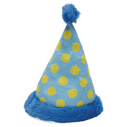 Beeztees Hundespielzeug Partyhut blau aus Plüsch – Bild 1 von 5