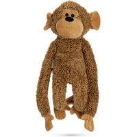 Produktbild von Beeztees Hundespielzeug Plüsch Affe Vik braun 40 x 20 x 13 cm