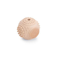 Produktbild von Beeztees Hundespielzeug Puppy Dental Ball für Welpen aus Gummi Rosa 5cm