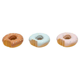 Beeztees Hundespielzeug Puppy Donuts Jum Kauspielzeug aus Latex für Welpen bunt – Bild 1 von 4
