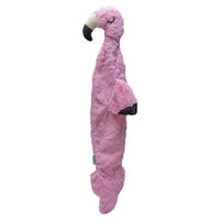Produktbild von Beeztees Hundespielzeug Puppy Flatino Flamingo Rosa Plüsch 72 x 27 x 5 cm