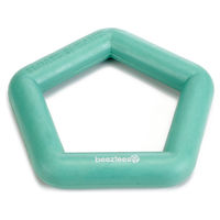 Produktbild von Beeztees Hundespielzeug Schwimmring aus Gummi in Mint Grün 15 cm Wurfspielzeug