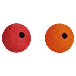 Beeztees Hundespielzeug Snackball aus Gummi bunt 11,5 cm – Bild 1 von 2