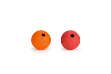 Produktbild von Beeztees Hundespielzeug Snackball aus Gummi in Orange Durchmesser 7,5 cm