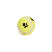 Produktbild von Beeztees Hundespielzeug Tennisball gelb aus Filz und Gummi