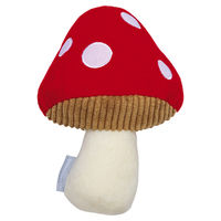 Produktbild von Beeztees Hundespielzeug Toad Fliegenpilz aus Plüsch rot/weiß