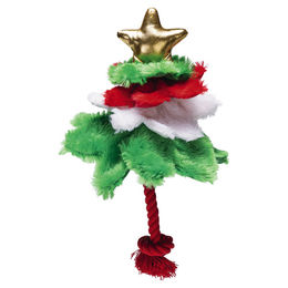 Beeztees Hundespielzeug Weihnachtsbaum Fir aus Plüsch in Grün – Bild 1 von 3