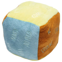 Beeztees Hundespielzeug Welpe Plüschwürfel Bunt – Bild 1 von 8