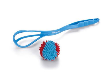 Produktbild von Beeztees Hundespielzeug Wurfspielzeug Schleuder mit Splashball aus Kunststoff blau