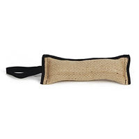 Produktbild von Beeztees Hundetraining Dummy aus Jute mit Seil Braun