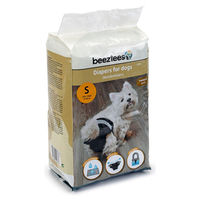 Produktbild von Beeztees Hundewindeln aus Stoff Schwarz Größe S 20 Stück