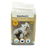 Produktbild von Beeztees Hundewindeln aus Stoff Schwarz Größe XS 22 Stück