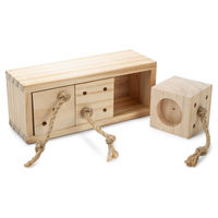 Produktbild von Beeztees Ibor Nager Spielzeug aus Holz für Hamster und Kaninchen 20x7 cm