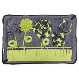 Beeztees Intelligenzspielzeug Schnüffelmatte Flora aus Plüsch in Bunt für Hunde – Bild 1 von 6
