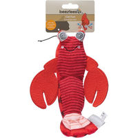 Produktbild von Beeztees Interaktives Katzenspielzeug Bewegender Hummer aus Plüsch Rot Elektrisch USB wiederaufladbar 25x5x8 cm