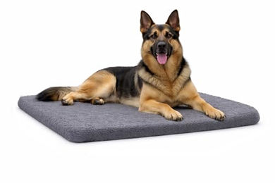 Beeztees Ito Orthopädisches Hundekissen mit Memory Foam in Grau 109x69x5 cm – Bild 1 von 13