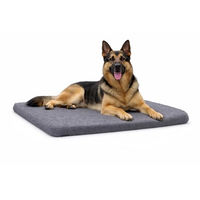 Produktbild von Beeztees Ito Orthopädisches Hundekissen mit Memory Foam in Grau 109x69x5 cm