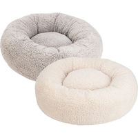 Produktbild von Beeztees Jaxx Hundekorb mit Memory Foam in Beige 60 x 60 x 25 cm