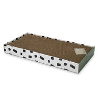 Produktbild von Beeztees Jixy Kratzbrett für Katzen aus Kratzpappe 47x24x4,5cm