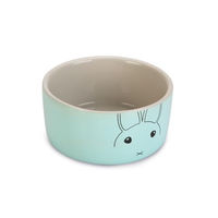 Produktbild von Beeztees Joela Keramik Futternapf für Kaninchen Grau/Mint