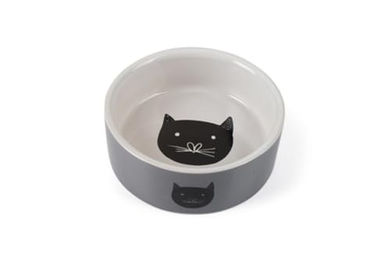 Beeztees Jynos Katzennapf aus Keramik grau 180 ml - 180 ml – Bild 1 von 3