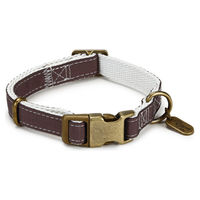 Produktbild von Beeztees K&Bz Dbl NYL Halskette Virant Brown aus Nylon in Braun mit 26-40 cm Verstellmöglichkeit