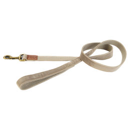 Beeztees K&Bz Hundeleine aus Velours in Grau 120 cm - 2000 g – Bild 1 von 2