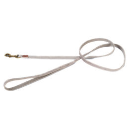 Beeztees K&Bz Hundeleine aus Velours in Grau 120 cm - 2000 g – Bild 1 von 2