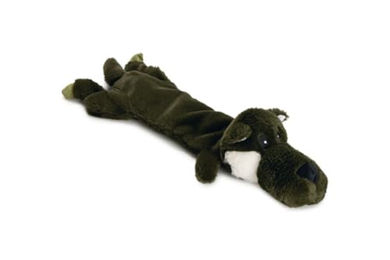 Beeztees K&BZ Plüschspielzeug Wolf NELY für Hunde Dunkelgrün 50x26x10cm – Bild 1 von 1