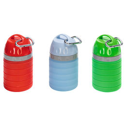 Beeztees KAE Trinkflasche für Hunde aus Silikon mit integriertem Napf bunt und faltbar - 550 ml – Bild 1 von 8
