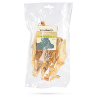 Produktbild von Beeztees Kaninchenohren Naturkauartikel für Hunde glutenfrei ohne Farb- und Aromastoffe 125g - 4 x 2 Stk.