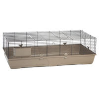 Produktbild von Beeztees Kaninchenstall Baldo Mokka 138 x 69 x 43 cm