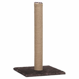 Beeztees Katzen Kratzstamm LESLEY Kratzbaum für Katzen aus Jute und Seil 35 x 35 x 60 cm in Braun und Beige – Bild 1 von 5