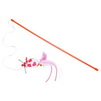 Produktbild von Beeztees Katzenangel Valentinsmaus aus Plüsch in Rosa