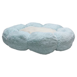 Beeztees Katzenbett Maui Blumenform blau Plüsch für Kitten 50cm – Bild 1 von 3