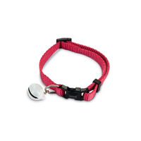 Produktbild von Beeztees Katzenhalsband aus Nylon in Rosa verstellbar 24-29 cm
